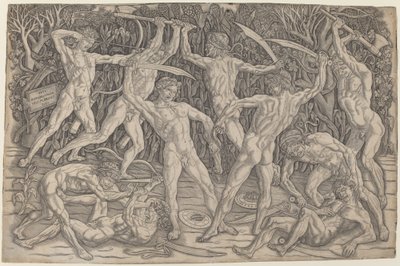 Battle of the Nudes by Antonio Pollaiuolo