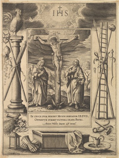 Christ on the Cross, before 1604 by Antonius Wierix