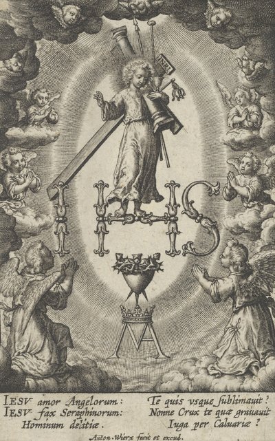 Sacred Monogram by Antonius Wierix