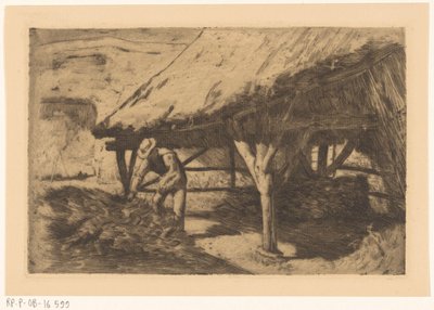 Farm with Hay Barn by Antoon Derkinderen