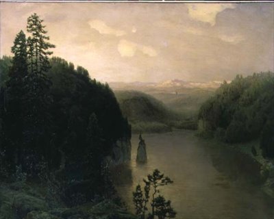 Lake Gornoye in the Urals by Apollinari Mikhailovich Vasnetsov