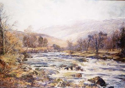 O River of Winter Sunshine, Scotland by Archibald Kay