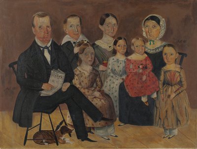 John J. Wagner Family Portrait by Archie Thompson
