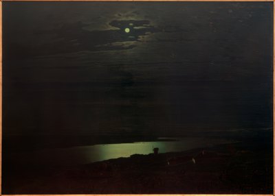 Moonlit Night on the Dnieper by Archip Iwanowitsch Kuindschi