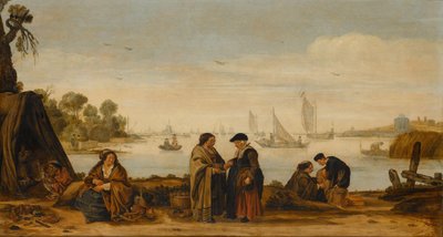 River Landscape with Women Reading Palms by Arent Arentsz