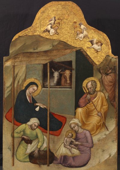 Nativity by Aretino Luca Spinello or Spinelli