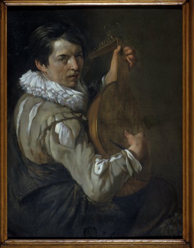 The Lute Player by Arie de Vois