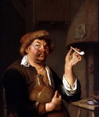 The Smoker by Arie de Vois