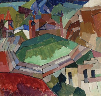 Town in Southern Russia, 1914-1916 by Aristarkh Vasilievic Lentulov