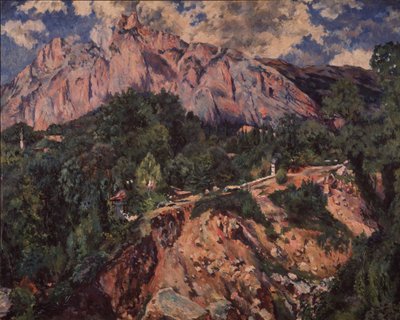 The Ai-Petri Mountain by Aristarkh Vasilyevich Lentulov