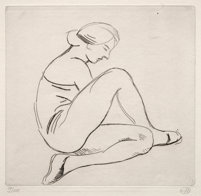 Seated Woman by Aristide Maillol