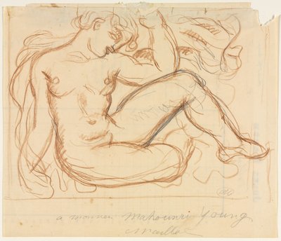Nude Study by Aristide Maillol