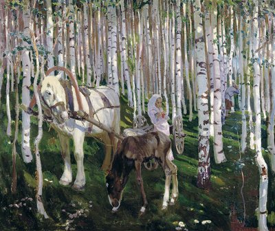 In the Forest, 1905 by Arkadi Alexandrovich Rylov
