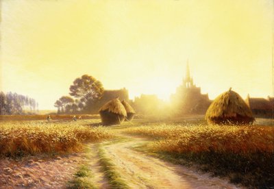Sunset in Champagne, 1902 by Armand Guery