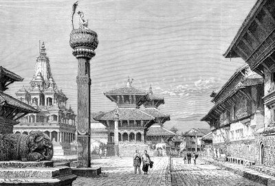 Temples at Patan, Nepal by Armand Kohl