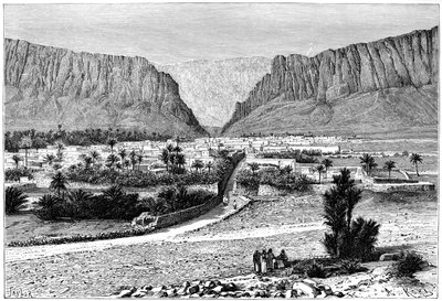 The El-Kantara Gorge, Tunisia by Armand Kohl