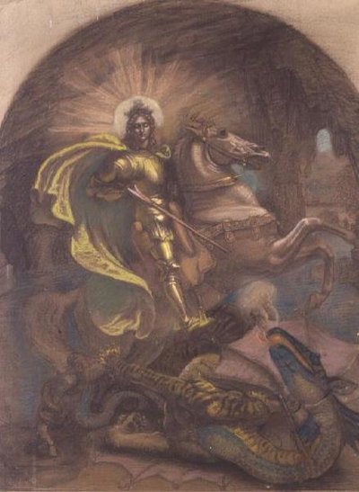 St. George and the Dragon by Armand Point