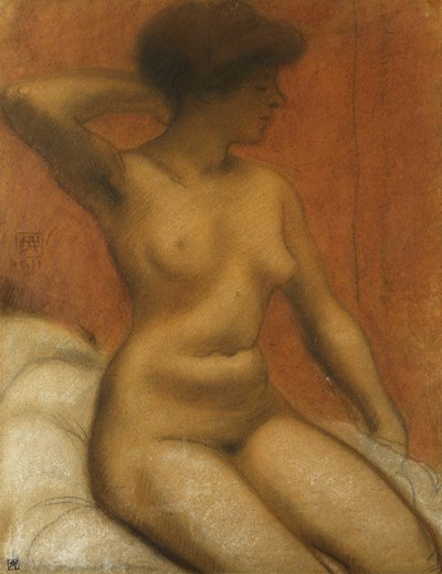 Seated Nude by Armand Rassenfosse