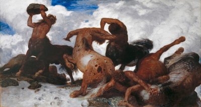 Battle of the Centaurs, 1872-73 by Arnold Böcklin