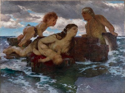 Sea Idyll by Arnold Böcklin