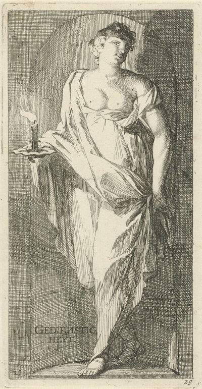 Personification of Servitude by Arnold Houbraken