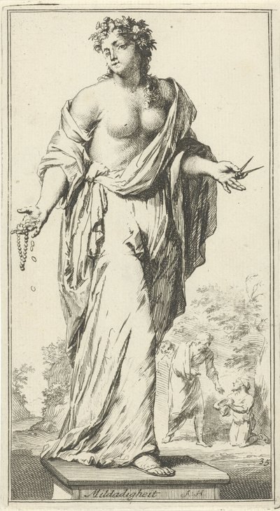 Personification of Charity (Mildadigheit) by Arnold Houbraken