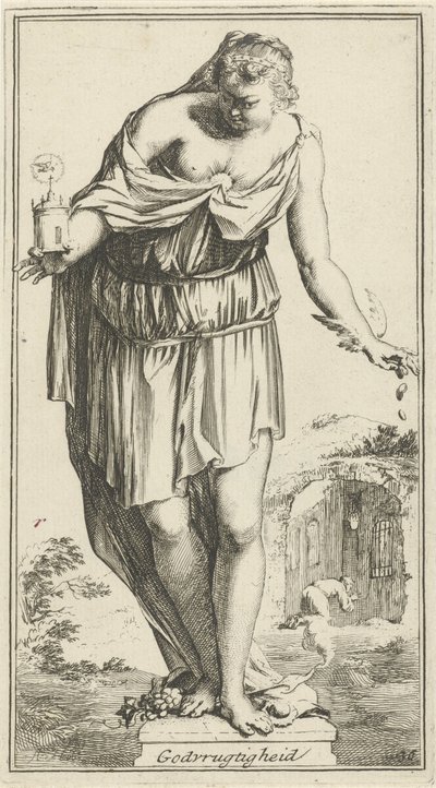 Personification of Piety by Arnold Houbraken