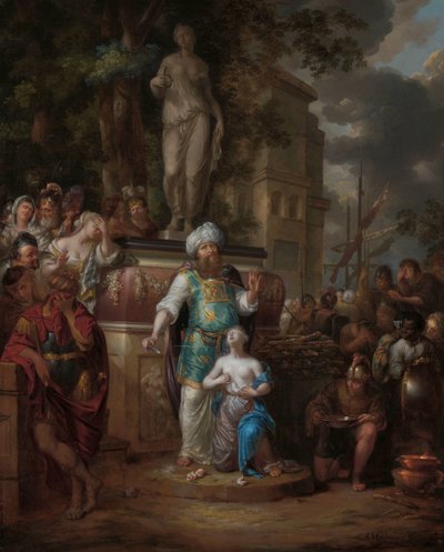 Sacrifice of Iphigenia by Arnold Houbraken