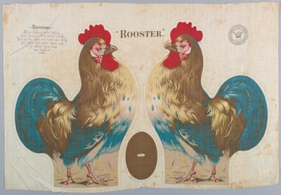 Rooster by Arnold Print Works,