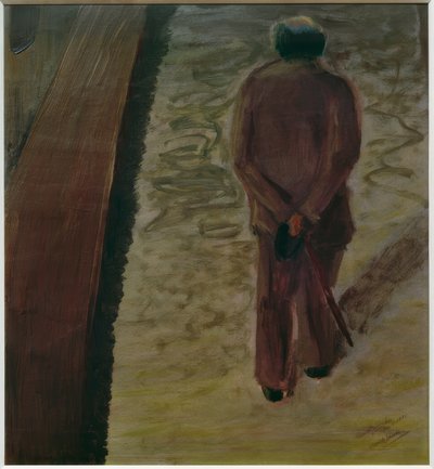 Self-Portrait from Behind by Arnold Schönberg