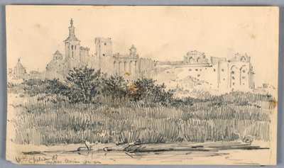 Château de Papes, Avignon by Arnold William Brunner