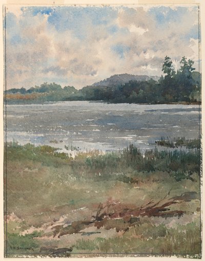 Lakeside Landscape by Arnold William Brunner