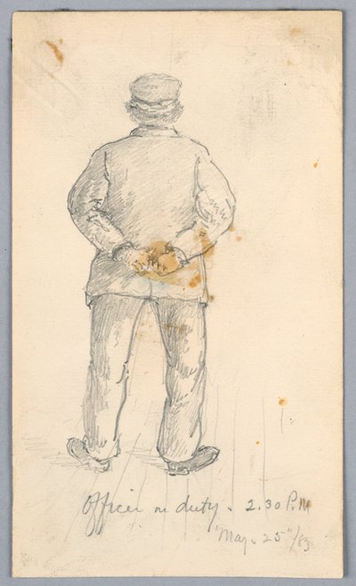 Officer on Duty. 2:30 P.M. by Arnold William Brunner