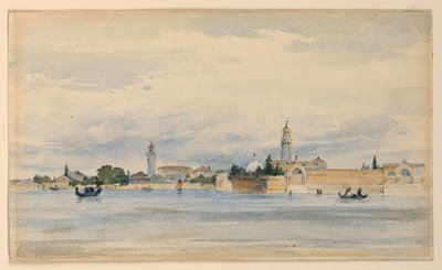 Old Cemetery, Venice by Arnold William Brunner