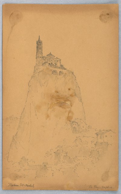Rocher St. Michel, Le Puy by Arnold William Brunner