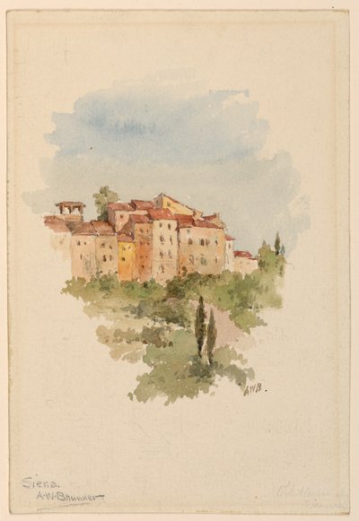 Siena by Arnold William Brunner