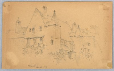 Sketch of Beaulieu by Arnold William Brunner