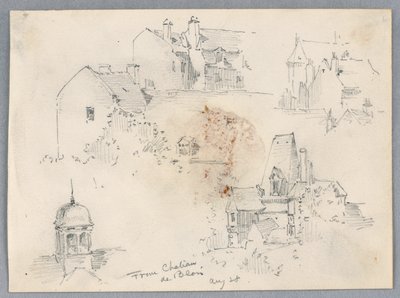 Sketches from Château de Blois by Arnold William Brunner