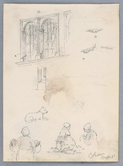 Sketches of Orléans by Arnold William Brunner
