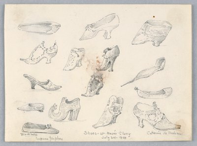 Sketches of Shoes by Arnold William Brunner