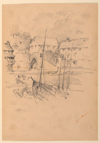 Small Fishing Port by Arnold William Brunner