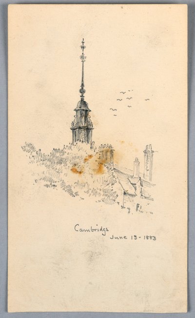 Steeple in Cambridge by Arnold William Brunner