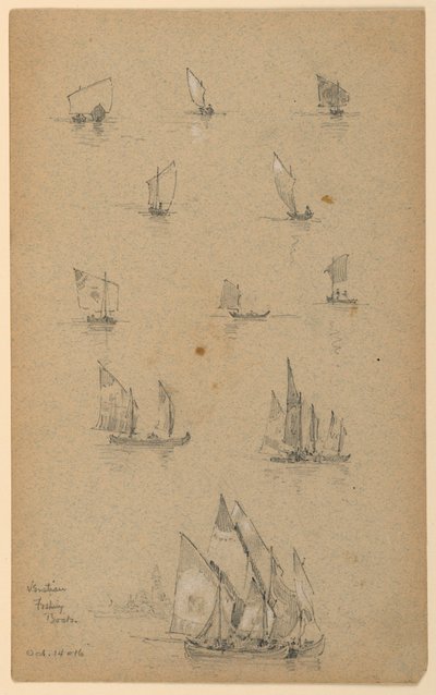Venetian Fishing Boats by Arnold William Brunner