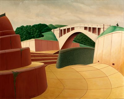 Spillway, Ashokan Dam by Arnold Wiltz