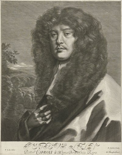 Portrait of Sir Peter Lely by Arnold de Jode