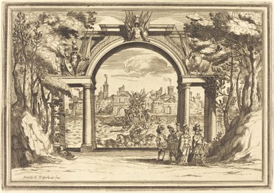 Il Greco in Troy: Plate 1 by Arnold von Westerhout