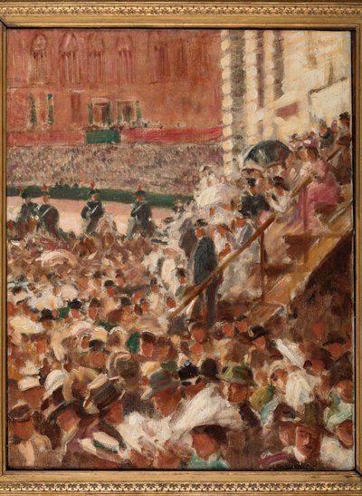 The Palio of Siena by Aroldo Bonzagni