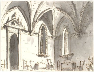 Room with Gothic Vaults by Aron Wallick