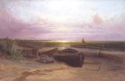 Beach at Narva Bay by Arseniy Ivanovich Meshchersky
