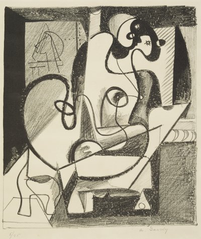 Painter and Model by Arshile Gorky